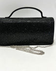 Jessica McClintock Black Diamond Crossbody Bag