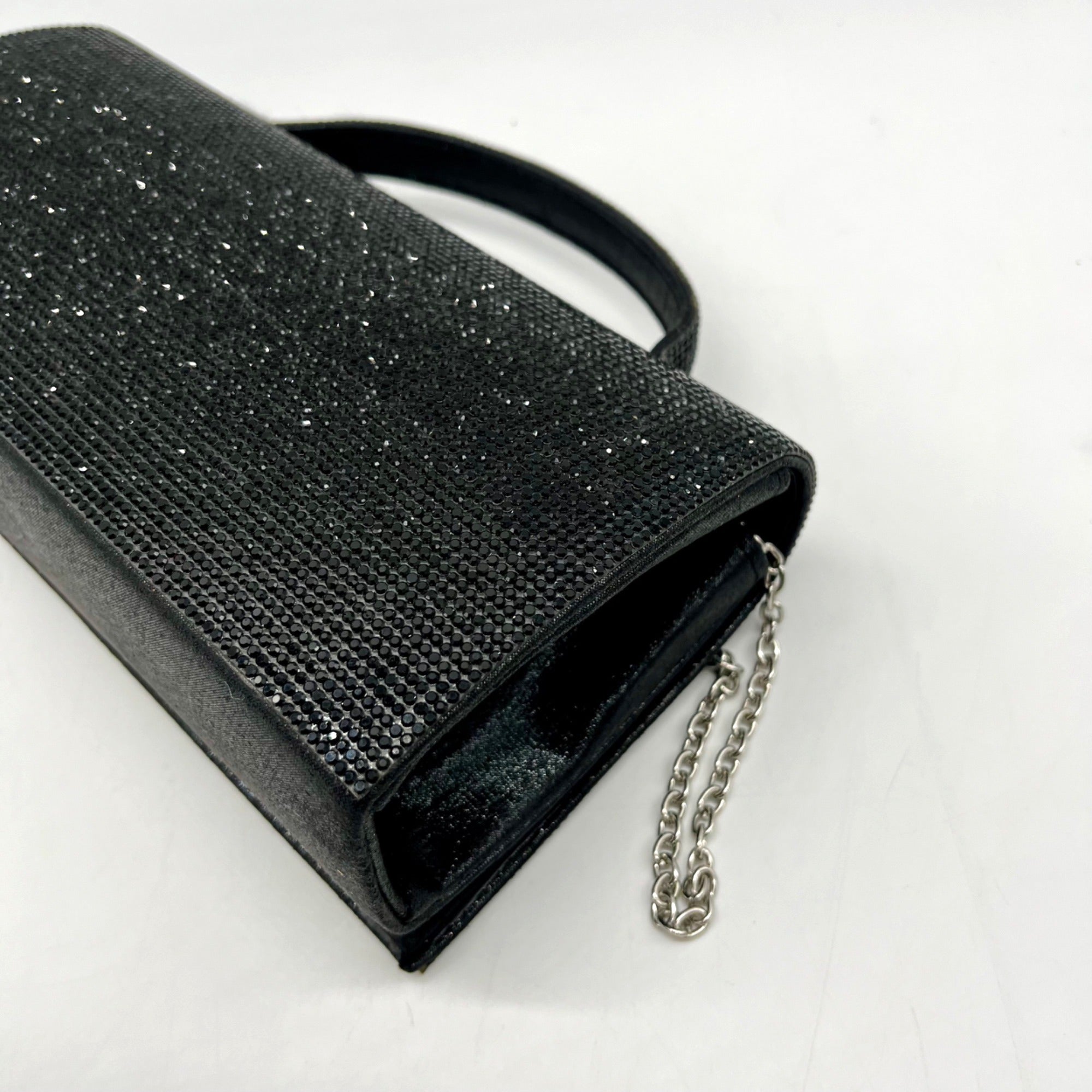 Jessica McClintock Black Diamond Crossbody Bag