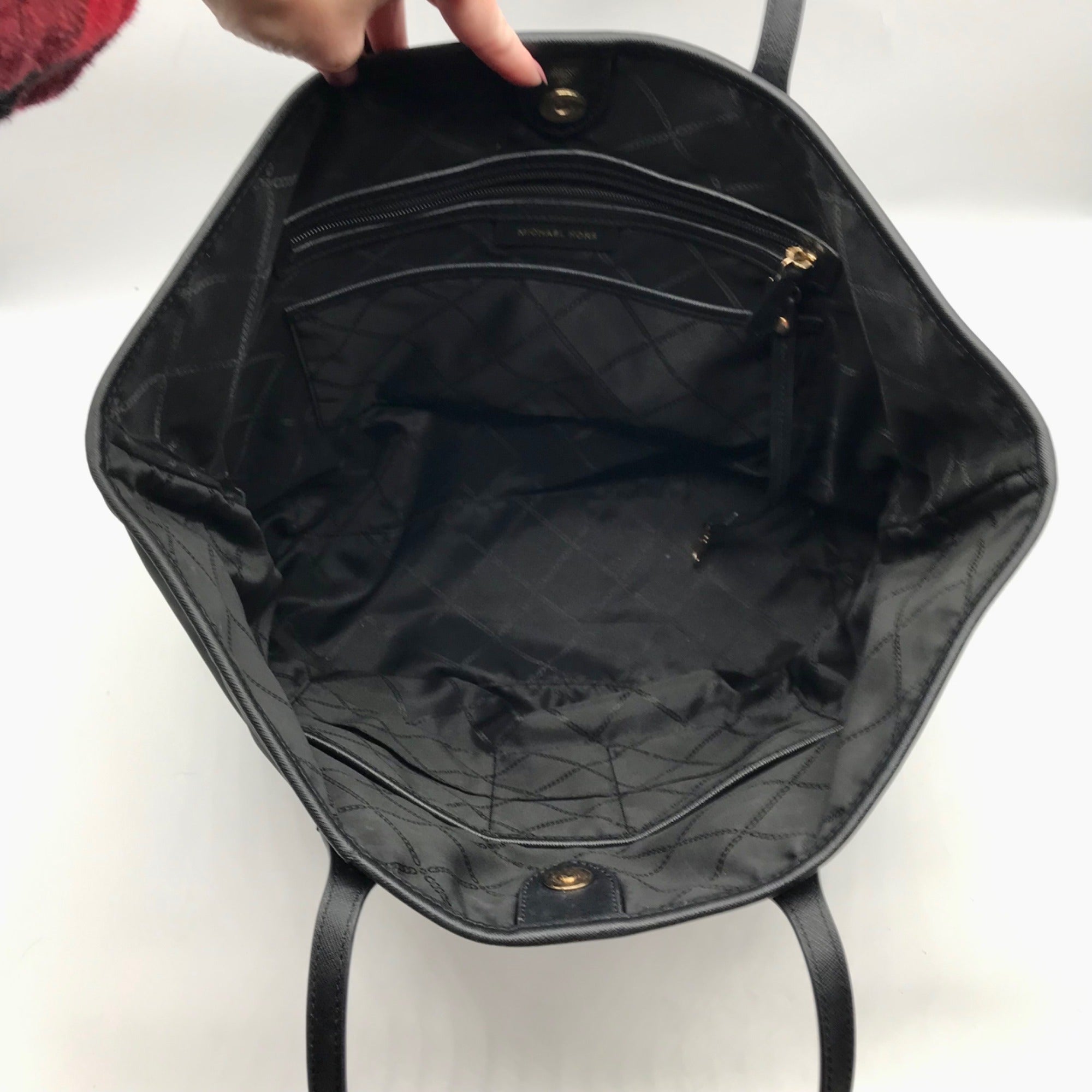 Michael Kors Black Nylon Eva Tote Bag