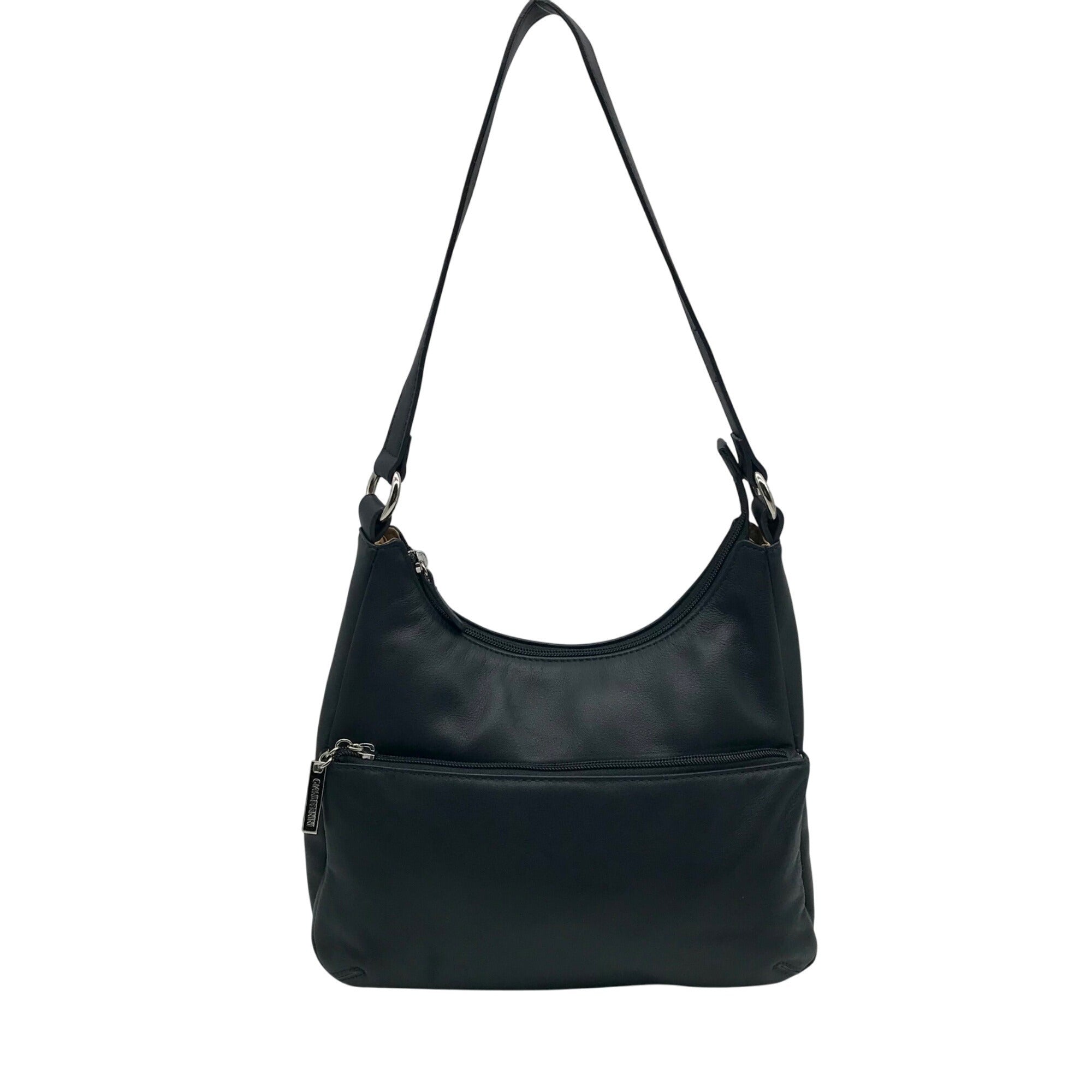 Giani Bernini Navy Nappa Leather Hobo Bag