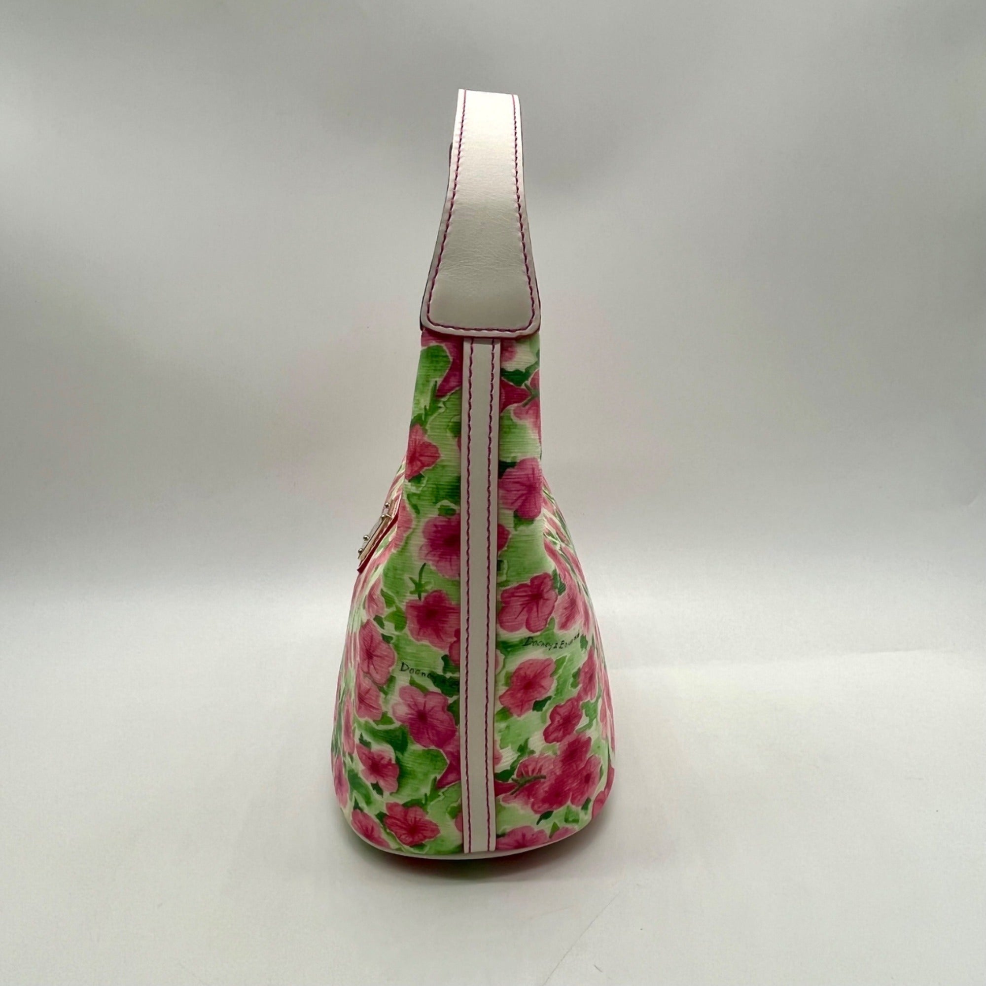 Dooney &amp; Bourke Vintage Pink Petunia Shoulder Bag