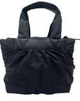 Vee Collective Black Fabric Caba Tote