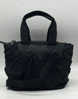 Vee Collective Black Fabric Caba Tote