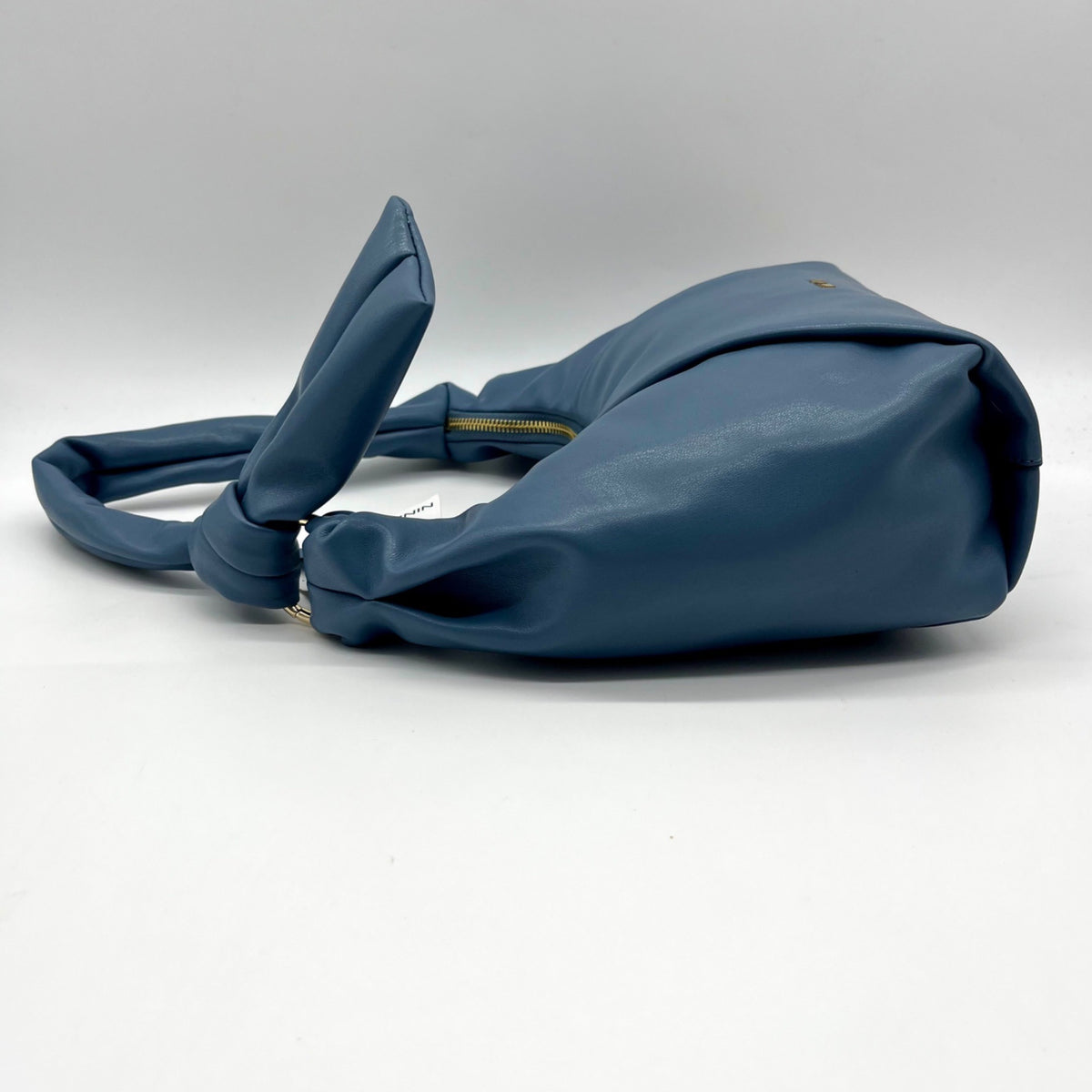 Nine West Dusty Blue Faux Leather Hobo-Style Shoulder Bag