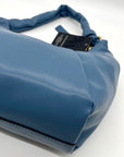 Nine West Dusty Blue Faux Leather Hobo-Style Shoulder Bag