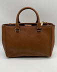 Michael Kors Brown Saffiano Leather Savannah Tote Bag
