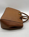 Michael Kors Brown Saffiano Leather Savannah Tote Bag