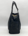 Tory Burch Black Nylon And Patent Leather Ella Tote Bag
