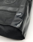Tory Burch Black Nylon And Patent Leather Ella Tote Bag