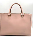 Michael Kors Pink Saffiano Leather Medium Kellen Satchel Crossbody