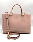 Michael Kors Pink Saffiano Leather Medium Kellen Satchel Crossbody