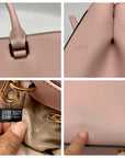 Michael Kors Pink Saffiano Leather Medium Kellen Satchel Crossbody