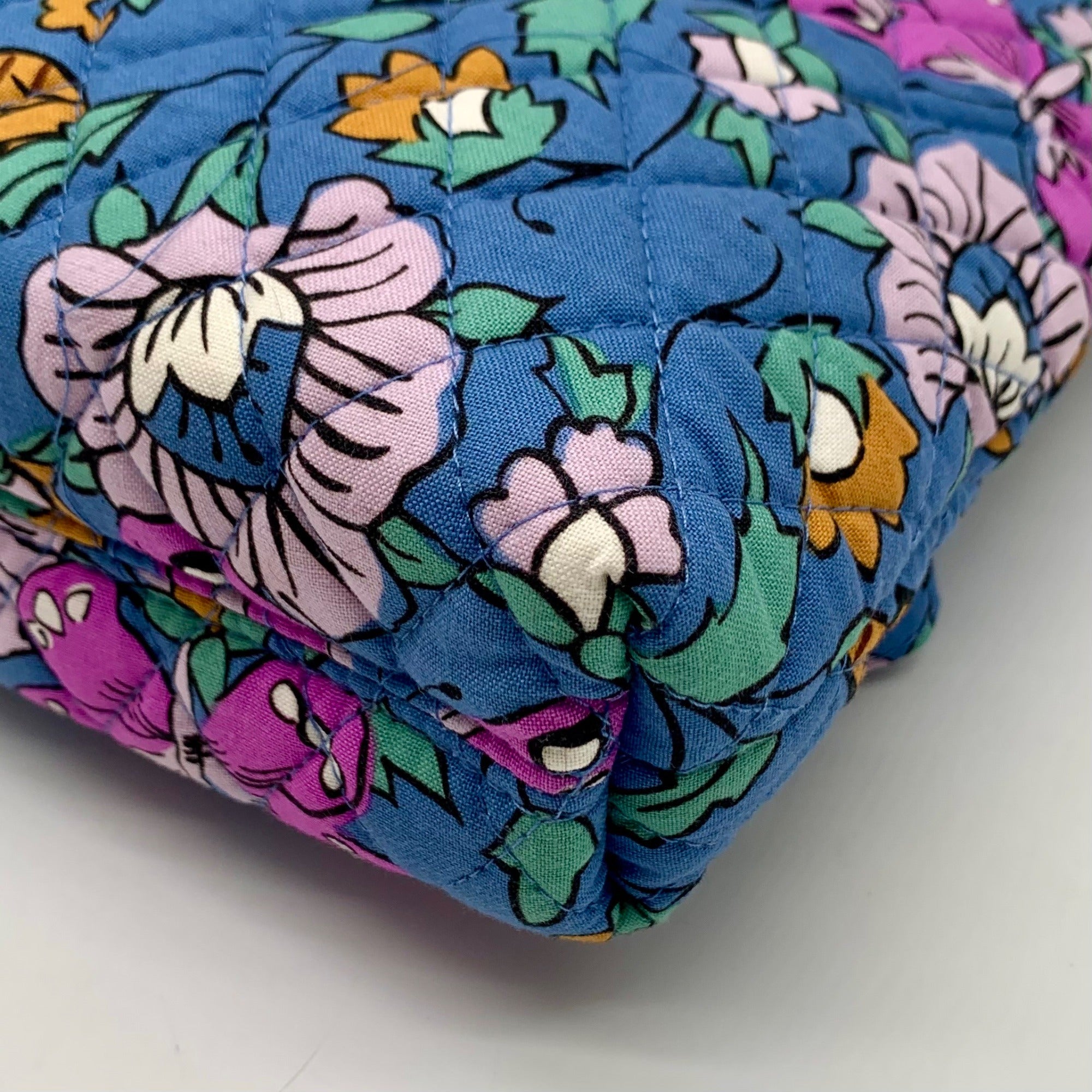 Vera Bradley Blue Wild Prairie Hipster Shoulder Bag