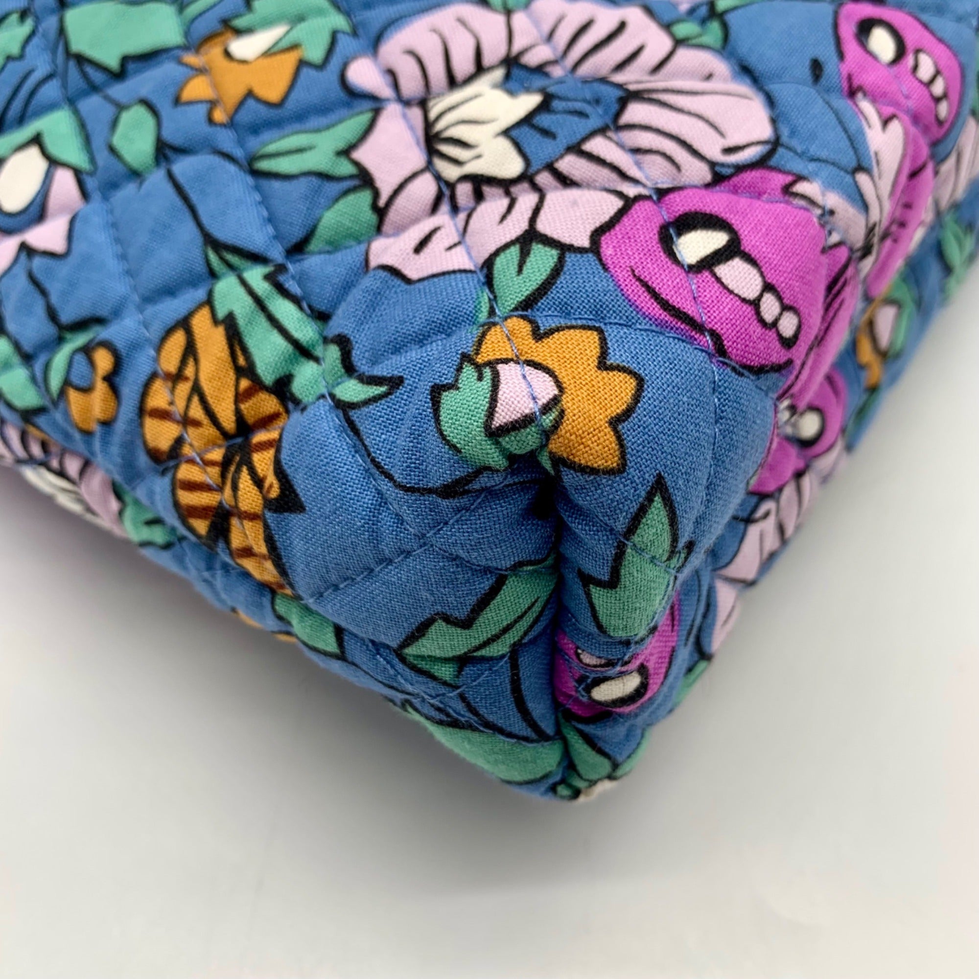 Vera Bradley Blue Wild Prairie Hipster Shoulder Bag