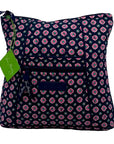 Vera Bradley Hipster Petal Dots Quilted Shoulder Bag