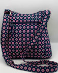 Vera Bradley Hipster Petal Dots Quilted Shoulder Bag