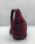 The Sak Burgundy Suede Kendra Shoulder Bag