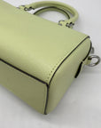 Coach Lime Green Leather Mini Rowan Crossbody Bag C9950