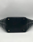 I.N.C. International Concepts Black Faux Leather Zavaa Medium Tote Bag