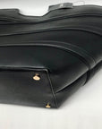 I.N.C. International Concepts Black Faux Leather Zavaa Medium Tote Bag