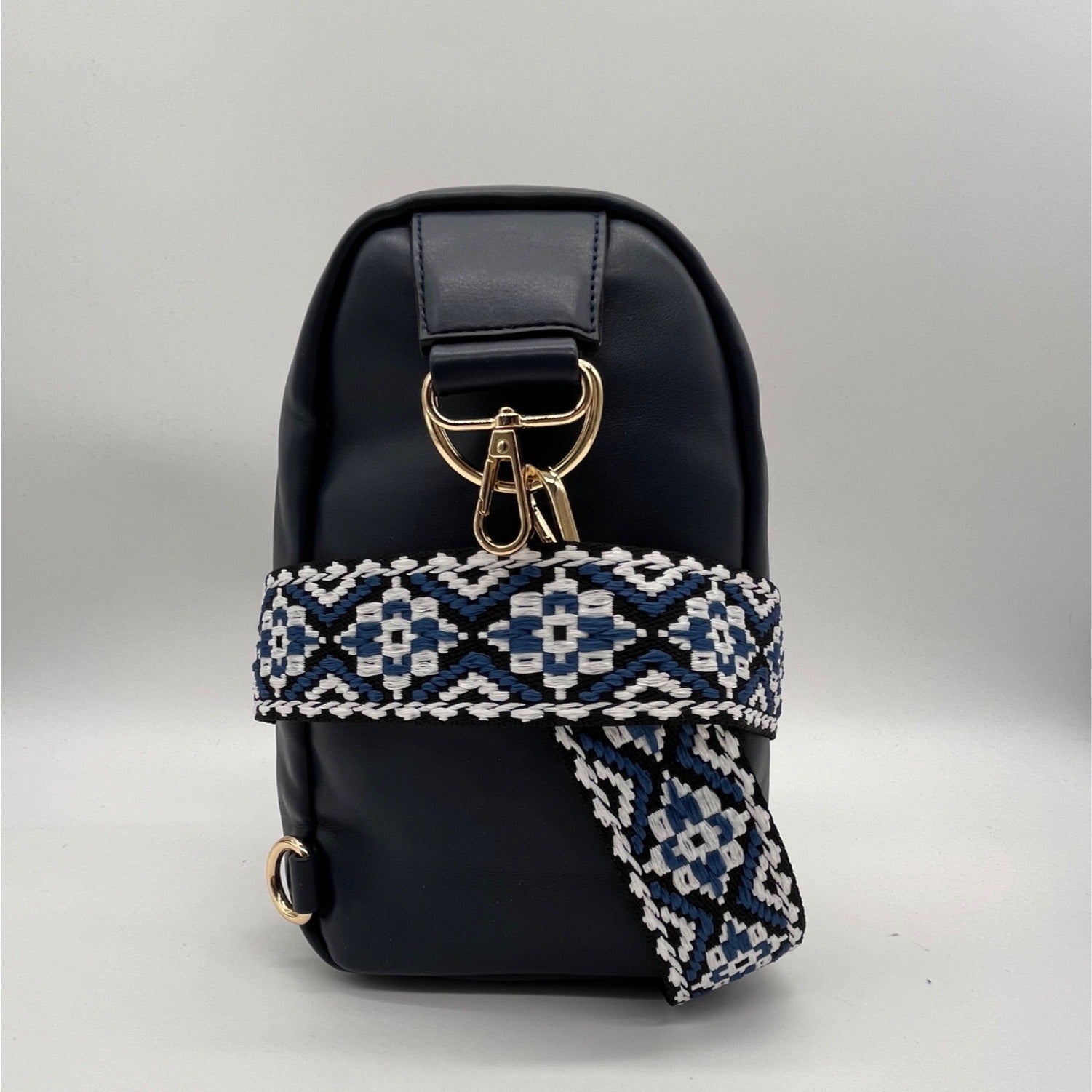 Marco Blue Denim Crossbody Bag