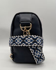 Marco Blue Denim Crossbody Bag