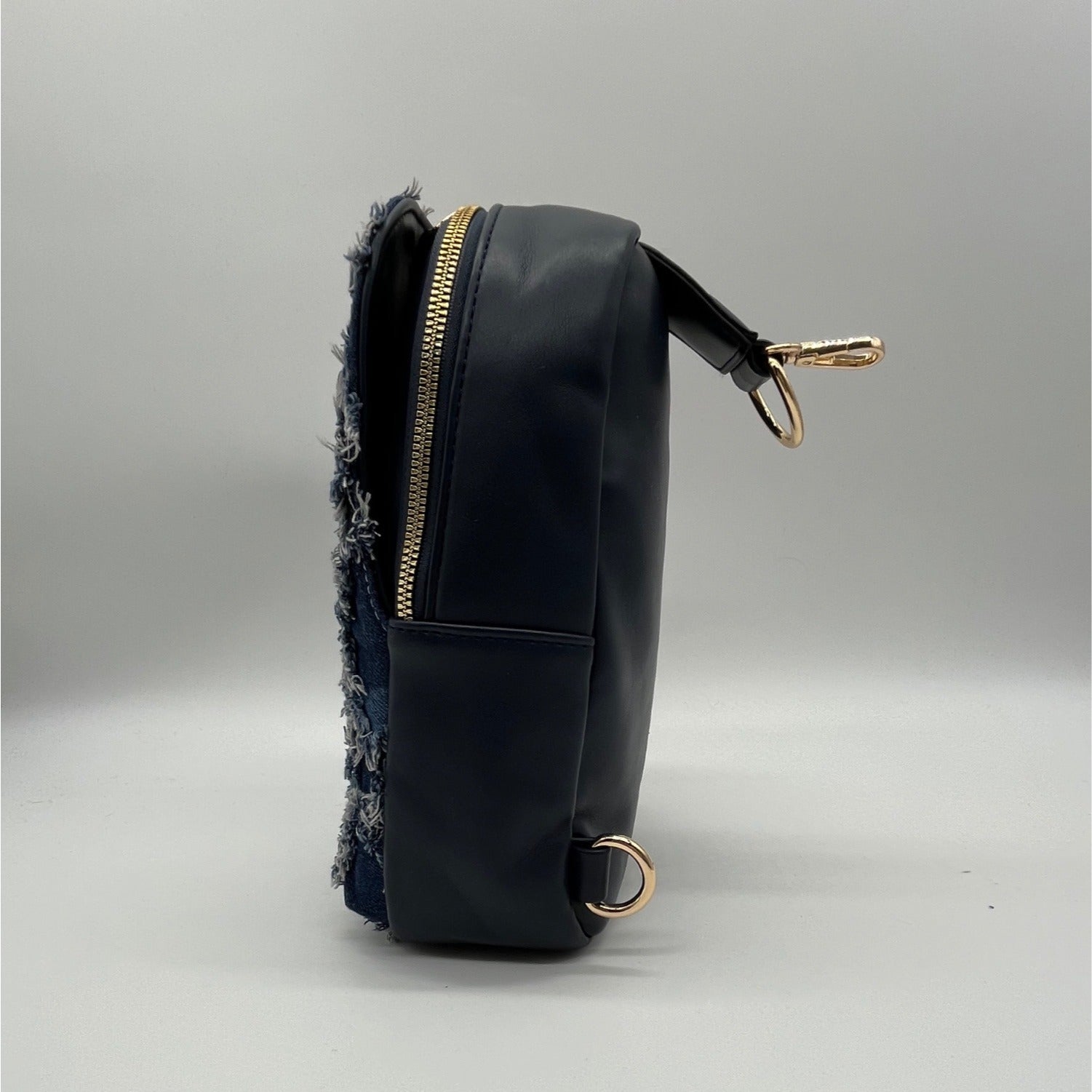 Marco Blue Denim Crossbody Bag