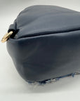 Marco Blue Denim Crossbody Bag