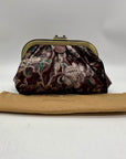 Patricia Nash Multicolored Leather European Tapesty Pattern Shoulder Bag