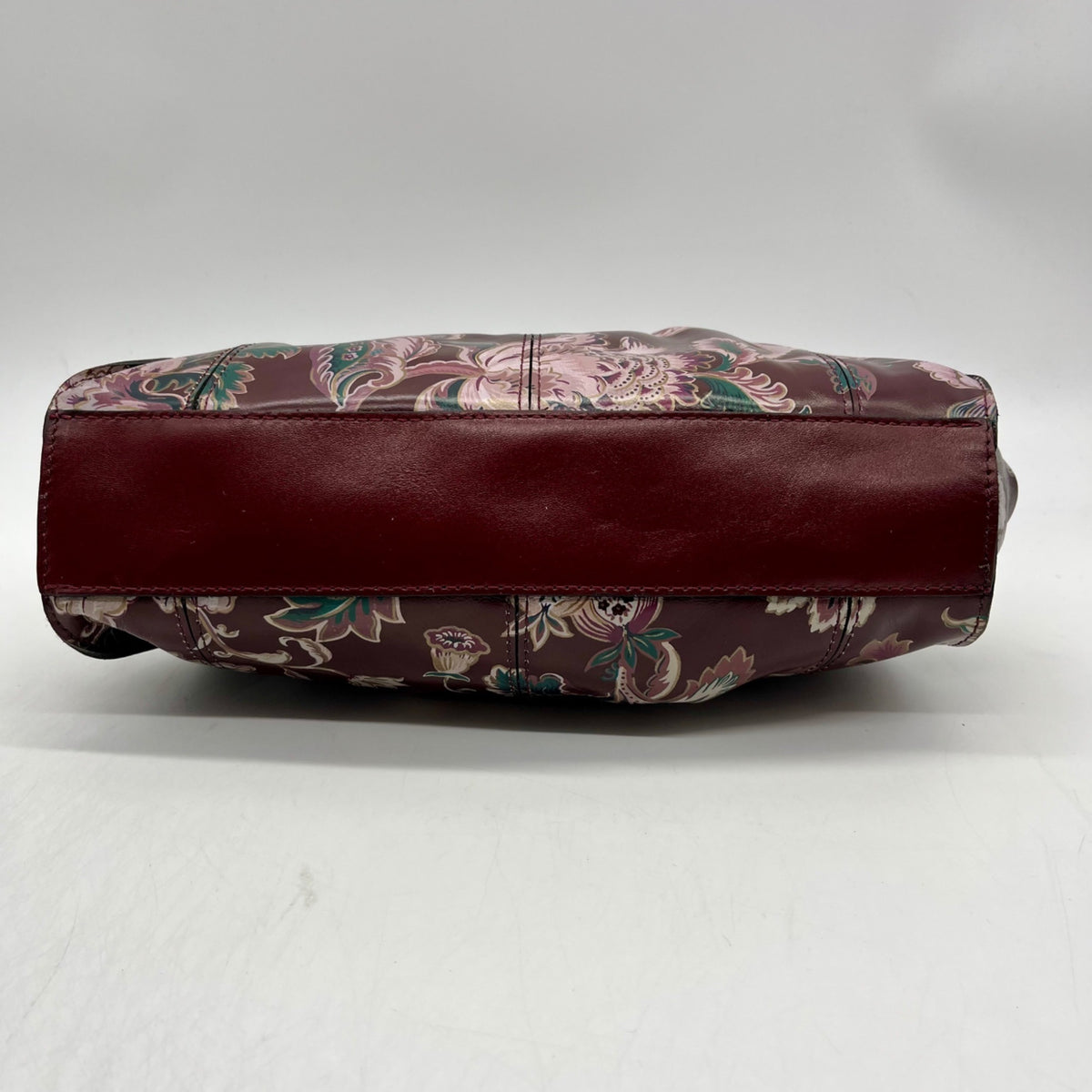 Patricia Nash Multicolored Leather European Tapesty Pattern Shoulder Bag