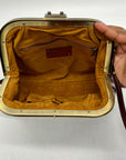 Patricia Nash Multicolored Leather European Tapesty Pattern Shoulder Bag