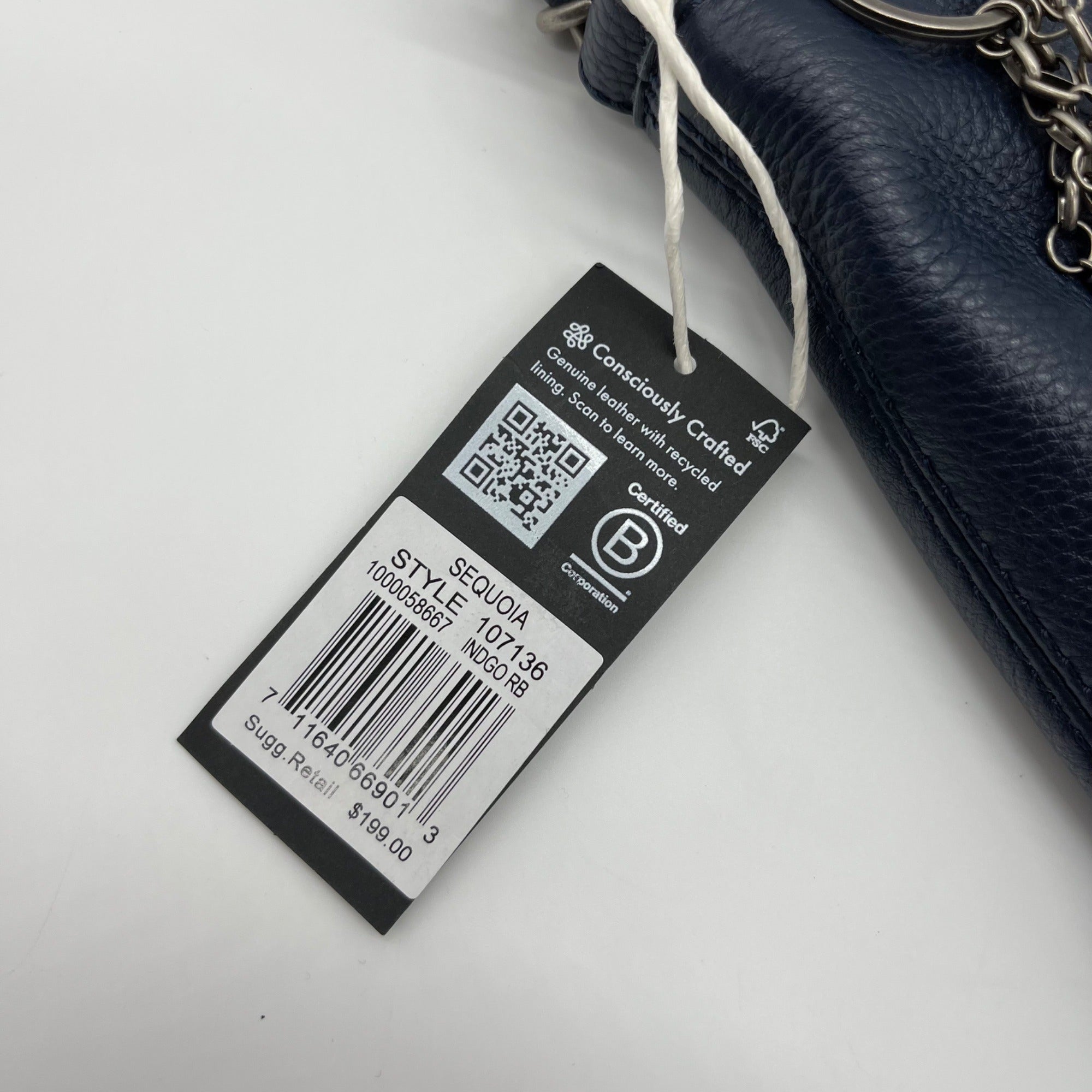 The Sak Indigo Blue Sequoia Leather Hobo Bag