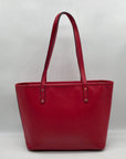 Michael Kors Jet Set Red Saffiano Leather Tote