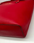 Michael Kors Jet Set Red Saffiano Leather Tote