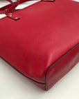 Michael Kors Jet Set Red Saffiano Leather Tote
