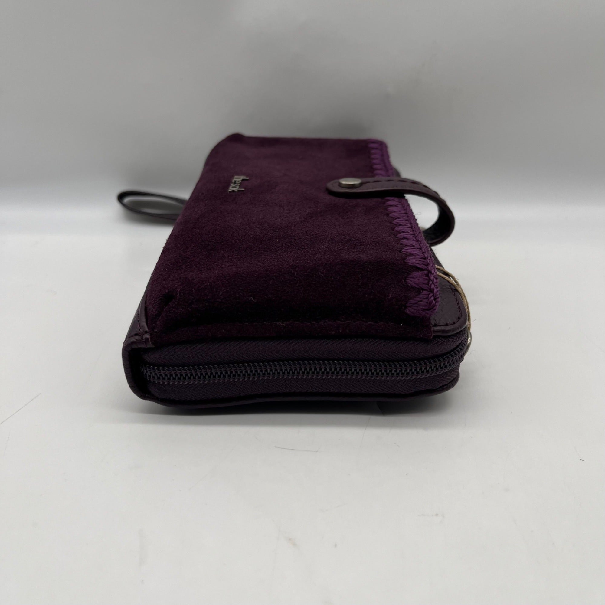 The Sak Iris Large Purple Leather Crossbody Bag