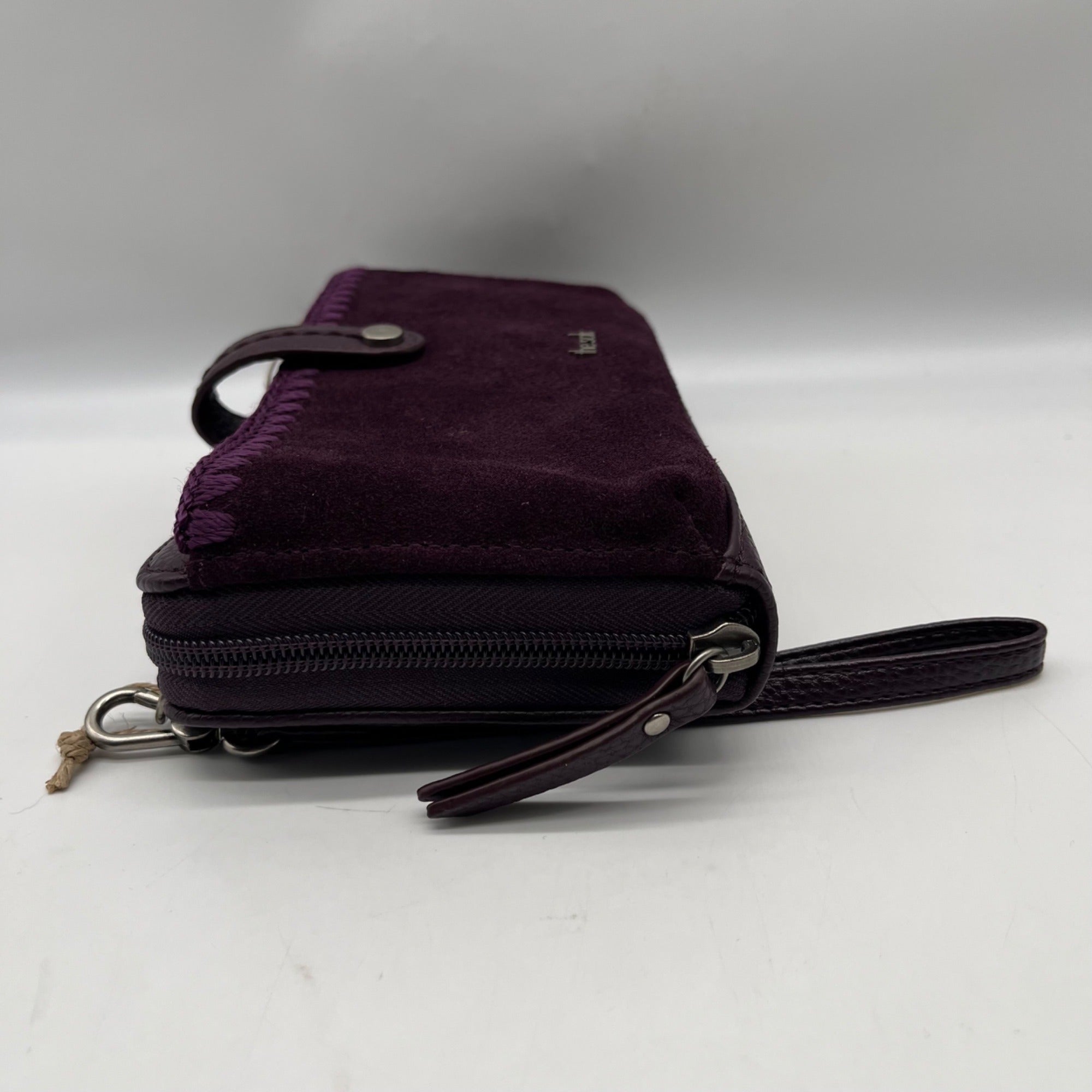 The Sak Iris Large Purple Leather Crossbody Bag