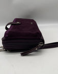The Sak Iris Large Purple Leather Crossbody Bag