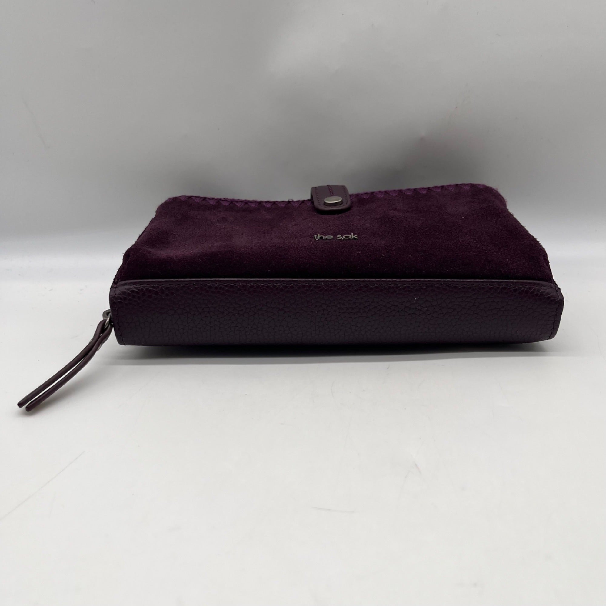 The Sak Iris Large Purple Leather Crossbody Bag