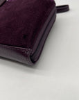 The Sak Iris Large Purple Leather Crossbody Bag