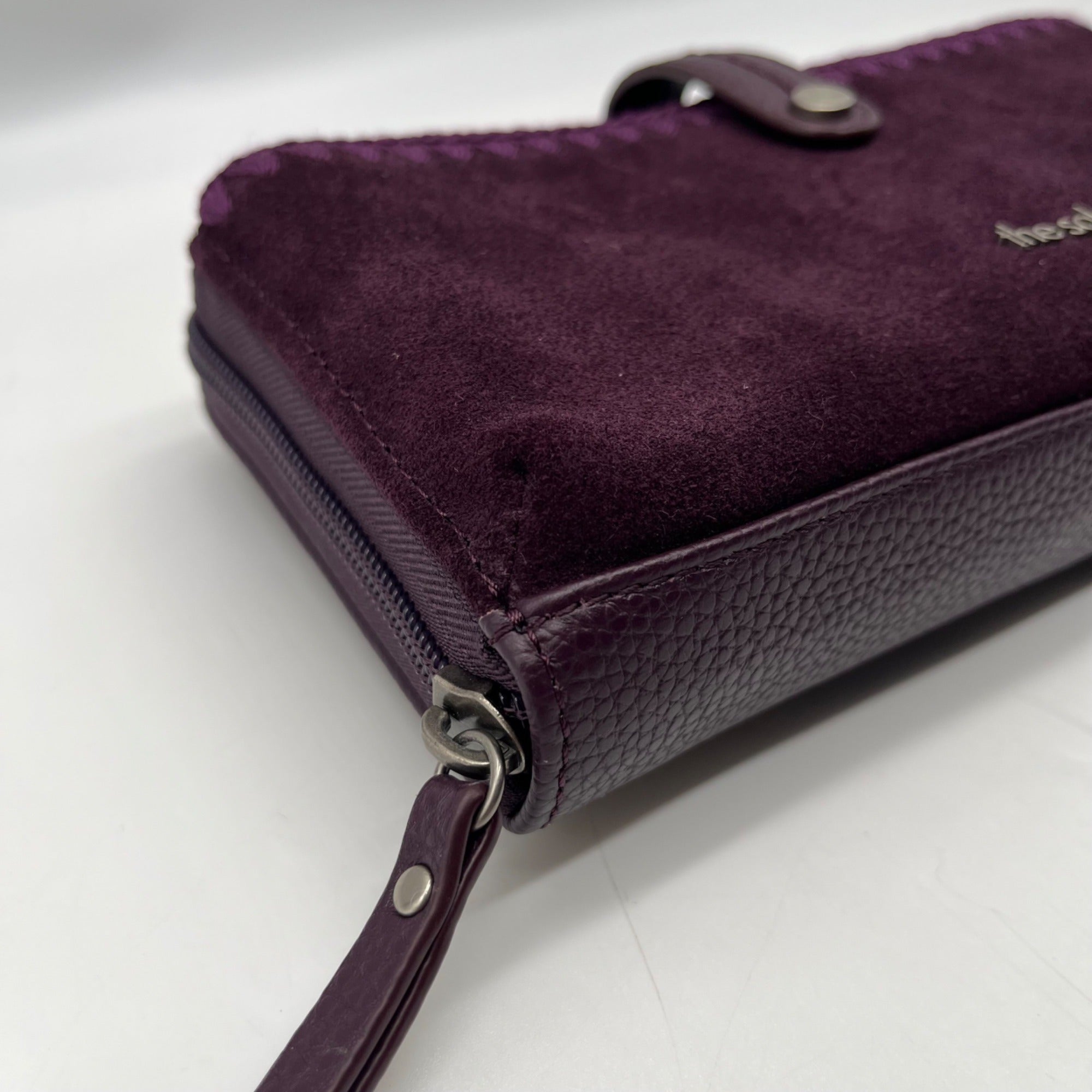 The Sak Iris Large Purple Leather Crossbody Bag