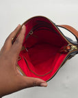 Dooney And Bourke Navy Pebbled Leather adjustable Crossbody