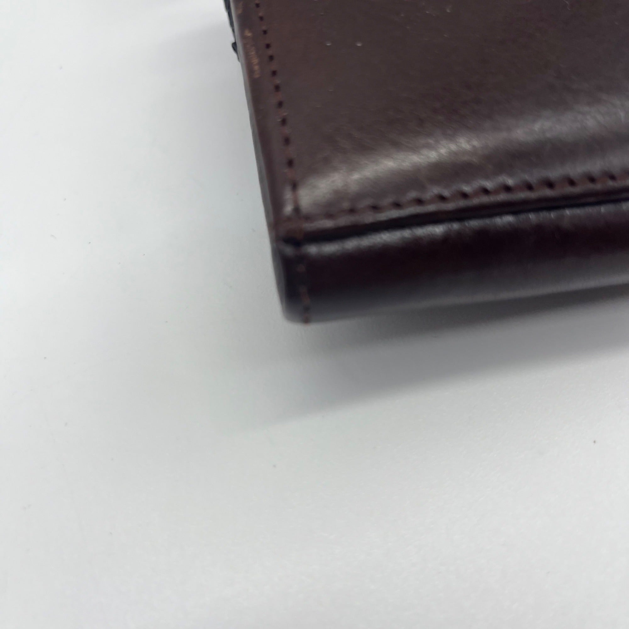 Brighton Brown Croc-Embossed Wallet Crossbody