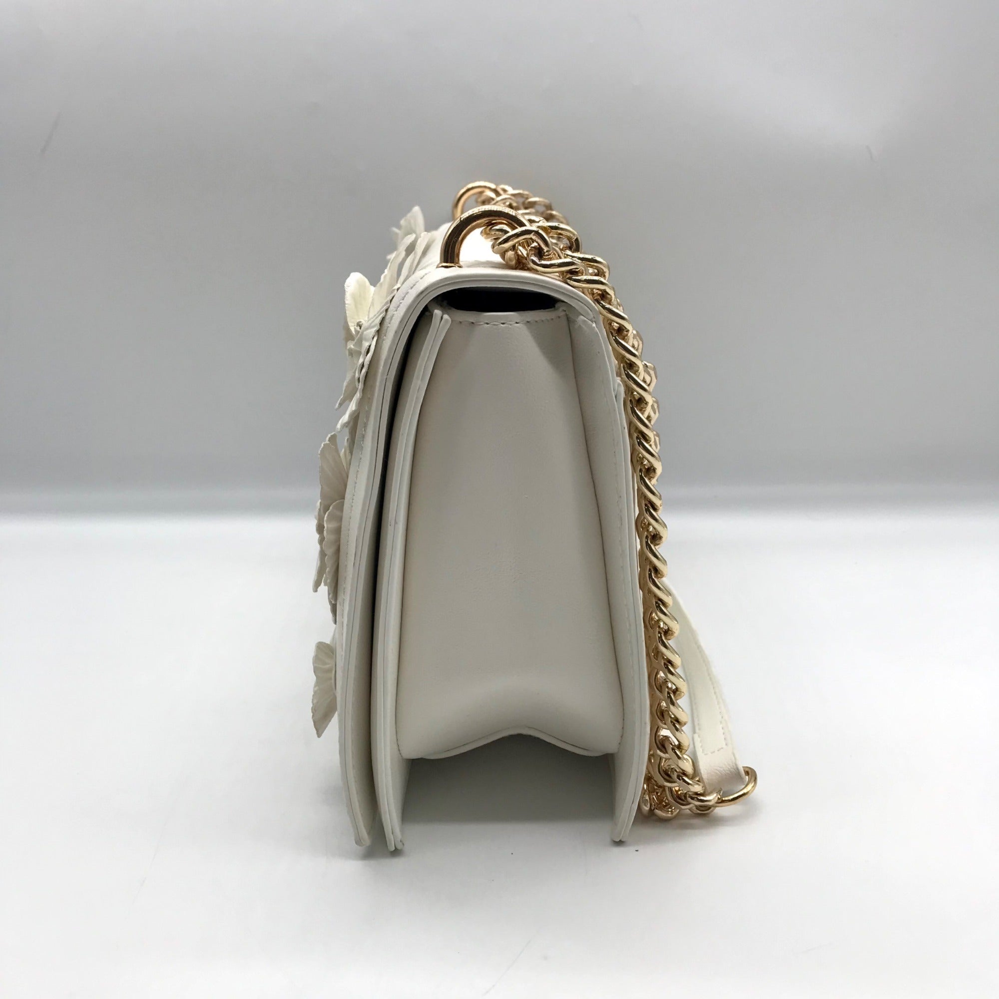 I.N.C. International Concepts Vanilla Ajae Flap Floral Crossbody Bag