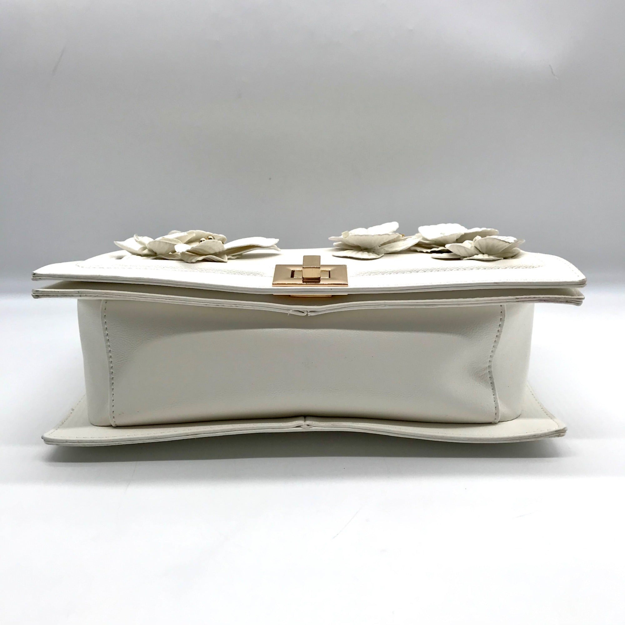 I.N.C. International Concepts Vanilla Ajae Flap Floral Crossbody Bag