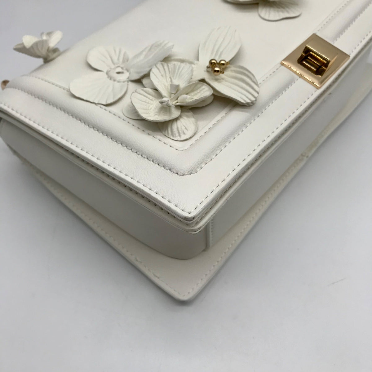 I.N.C. International Concepts Vanilla Ajae Flap Floral Crossbody Bag
