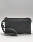 Baggallini Grey Fabric RFID Blocking Wristlet