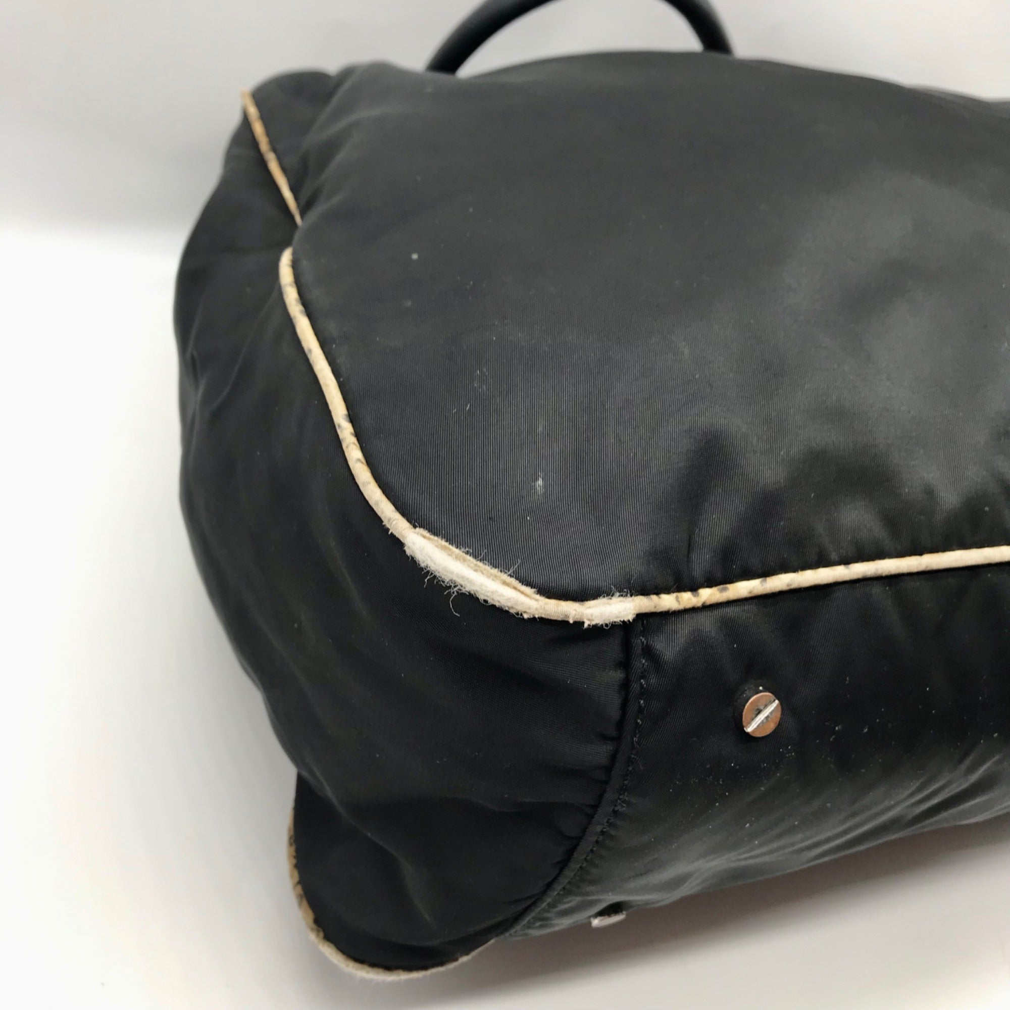 Tory Burch Black Nylon Ella Tote Bag