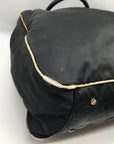 Tory Burch Black Nylon Ella Tote Bag