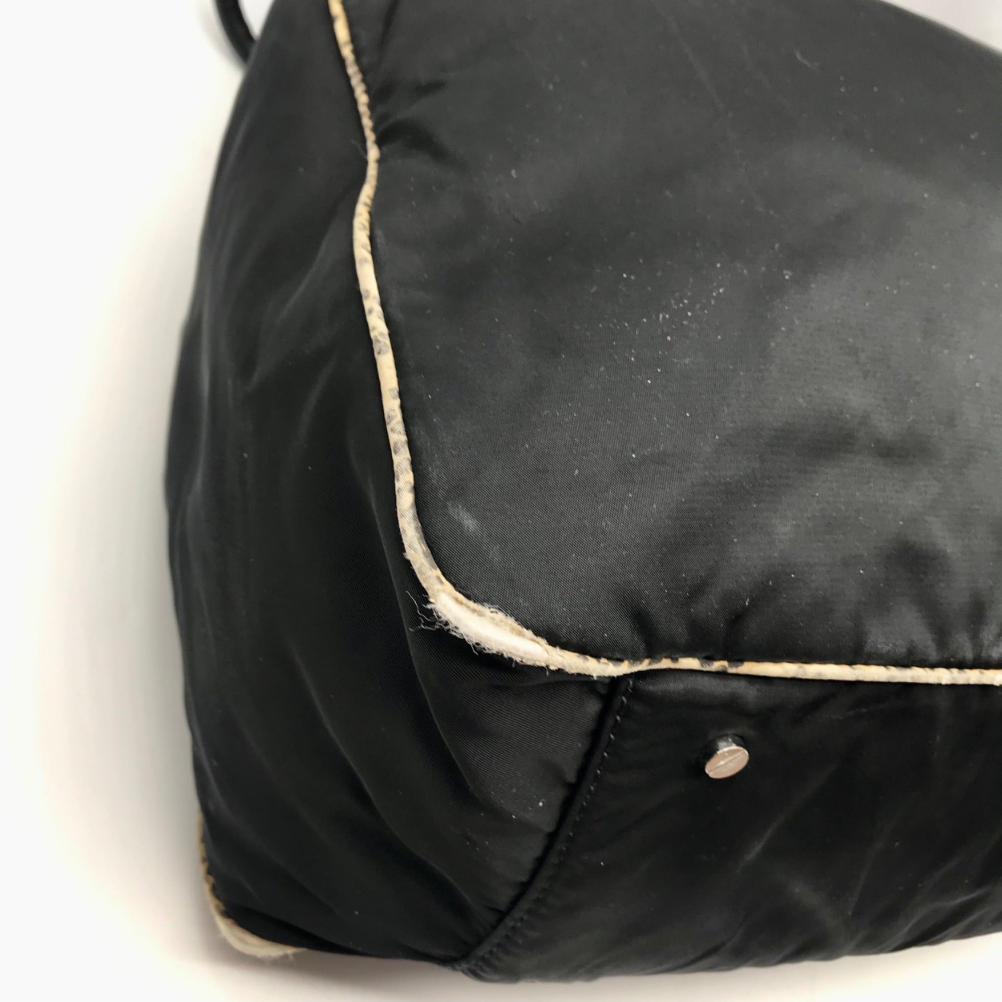 Tory Burch Black Nylon Ella Tote Bag